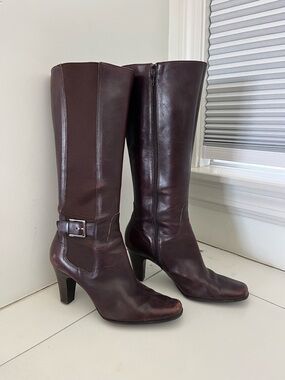 Anne Klein brown boots, 10